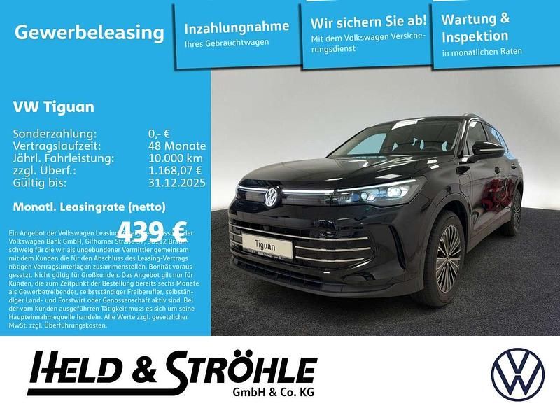 Grenadillschwarz metallic Neu 2025 VW Tiguan IQ Drive SUV | 56.490 € (Fairer Preis) - Bild 1/3