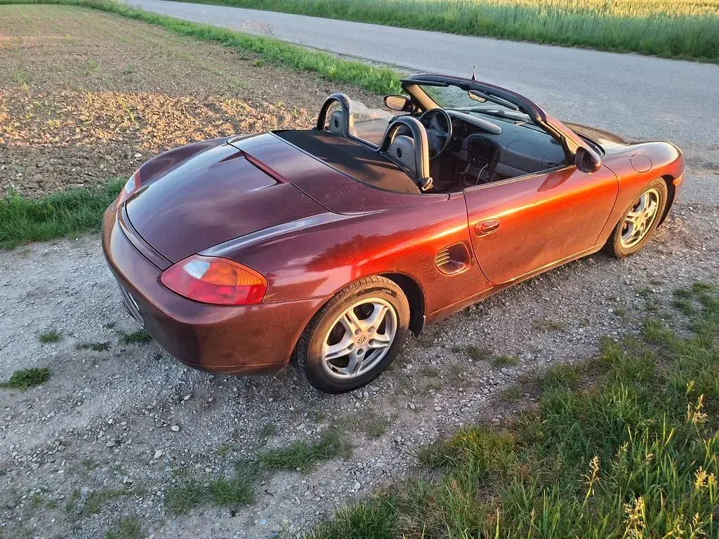 Gebraucht Porsche Boxster 204 PS (150 kW) 1998 Rot Cabrio