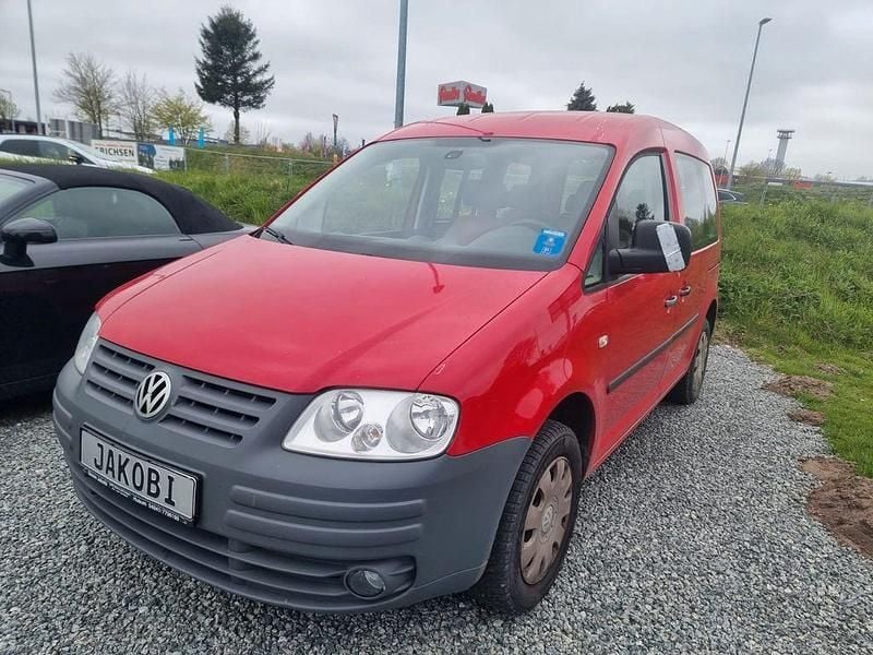Second-hand VW Caddy Life 80 CP (58 kW) 2009 Roșu Monovolum