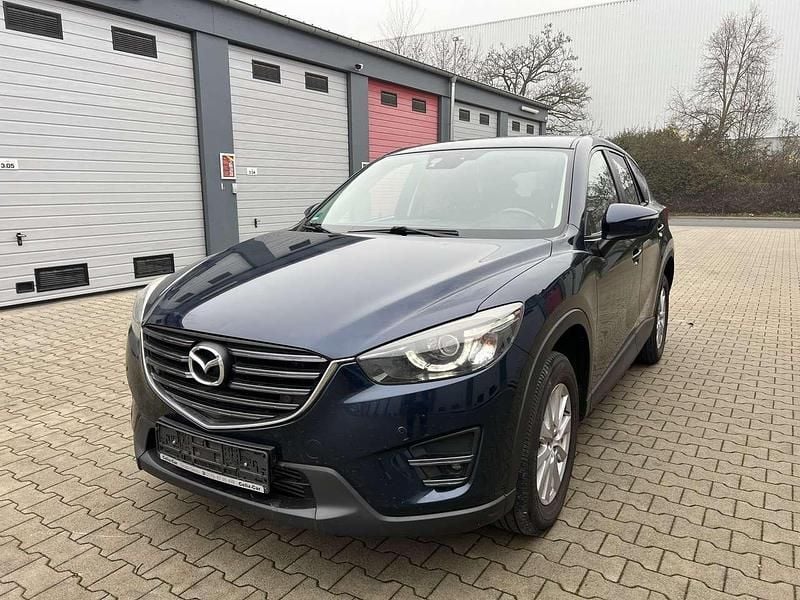 Mitternachtsblau metallic Gebraucht 2015 Mazda CX-5 Exclusive-Line SUV | 8.590 € (Superpreis) - Bild 1/4