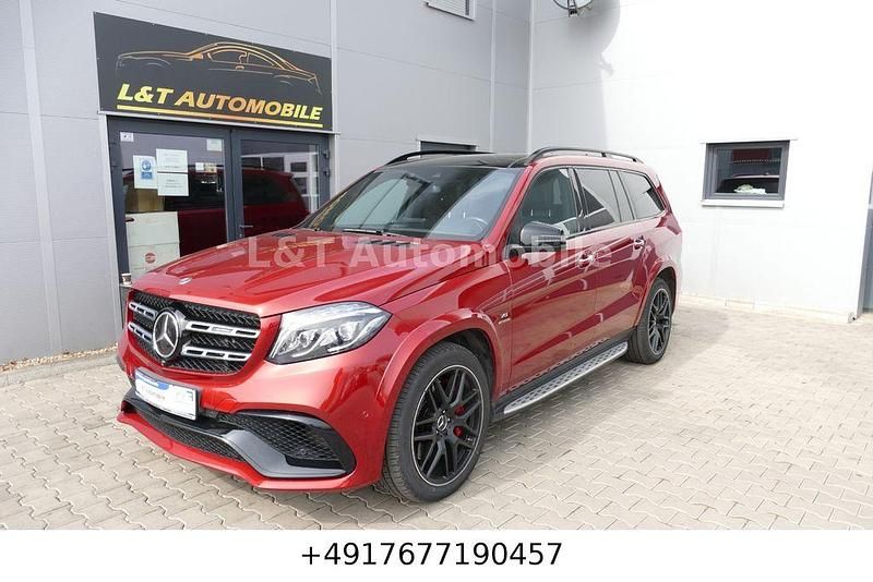 Rot metallic Gebraucht 2017 Mercedes GLS63 AMG AMG SUV | 64.950 € (Teuer) - Bild 1/4