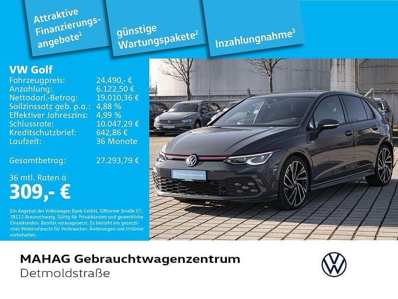 Delfingrau metallic Gebraucht 2021 VW Golf GTI Limousine | 24.490 € (Guter Preis) - Bild 1/2