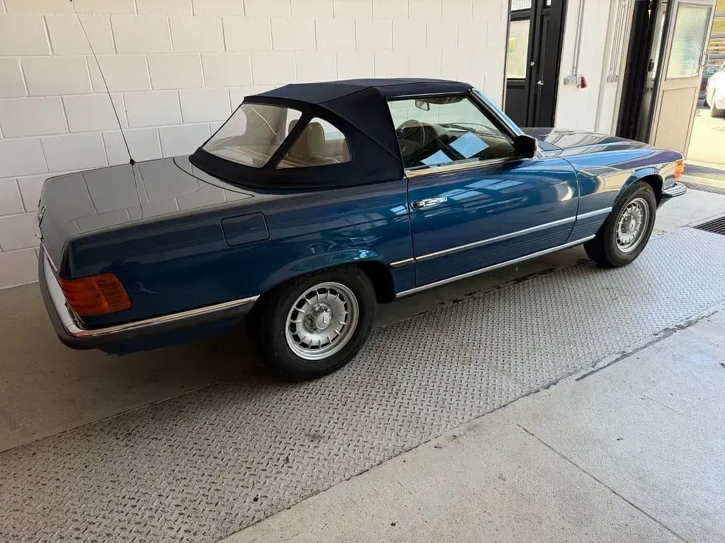 Gebraucht Mercedes SL280 185 PS (136 kW) 1979 Blau Cabrio