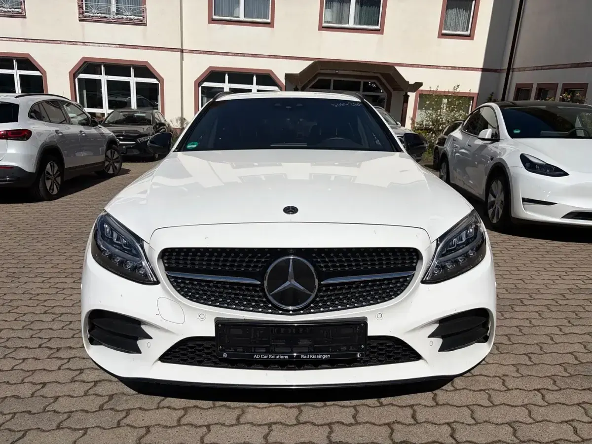 Gebraucht Mercedes C300 AMG line 320 PS (235 kW) 2021 Weiß Kombi