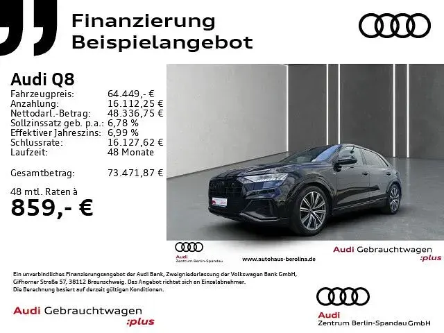 Gebraucht Audi Q8 Competition 340 PS (250 kW) 2023 Mythosschwarz metallic SUV