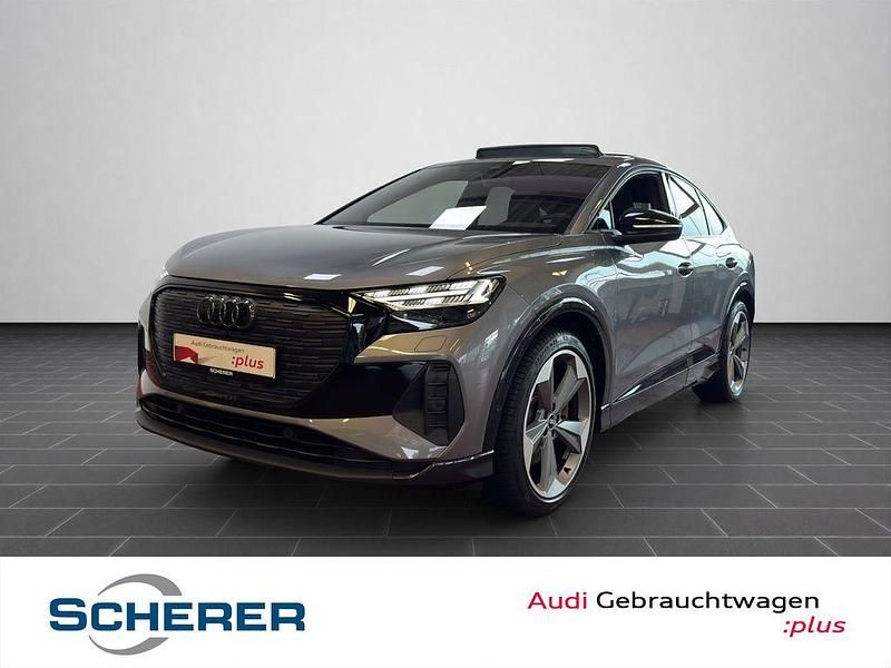 Grau (metallic) Gebraucht 2022 Audi Q4 Sportback e-tron Ambiente SUV | 35.940 € (Etwas zu teuer) - Bild 1/4