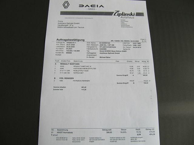 Gebraucht Renault Grand Scénic IV Bose Edition 131 PS (96 kW) 2016 Braun Van / Kleinbus