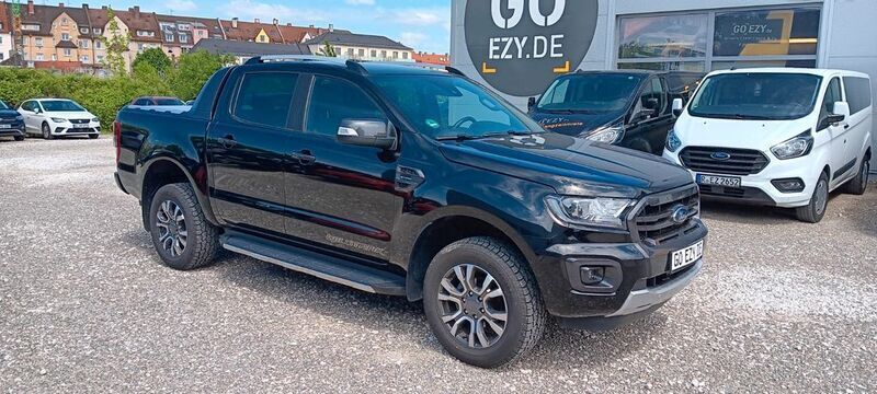 Obsidianschwarz metallic Gebraucht 2022 Ford Ranger Wildtrack Abholung | 34.500 € (Guter Preis) - Bild 1/4