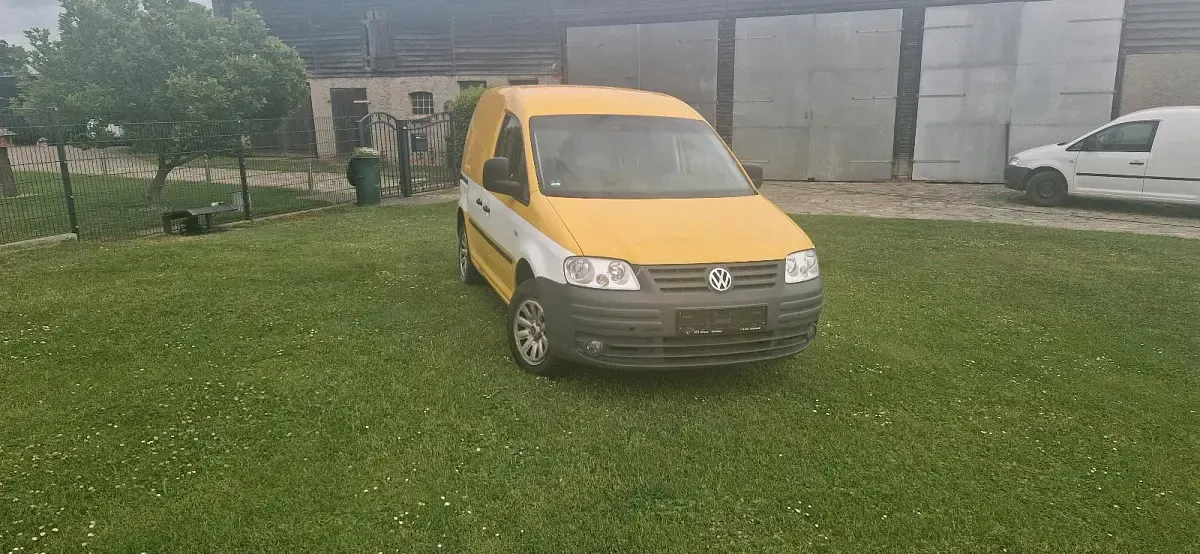 Gebraucht VW Caddy 105 PS (77 kW) 2007 Gelb Van / Kleinbus