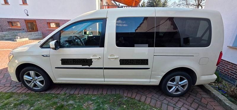 Gebraucht VW Caddy Maxi Trendline 102 PS (75 kW) 2017 Beige Van / Kleinbus