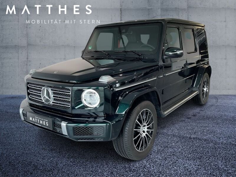 Smaragdgruen metallic grün Gebraucht 2023 Mercedes G400 AMG SUV | 132.949 € (Superpreis) - Bild 1/4