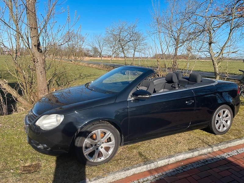 Gebraucht VW Eos 122 PS (89 kW) 2009 Schwarz Cabrio