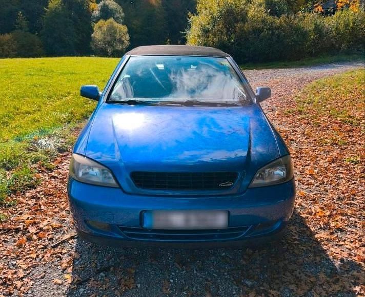 Blau Gebraucht 2002 Opel Astra Cabriolet Cabrio | 2.500 € (Fairer Preis) - Bild 1/4