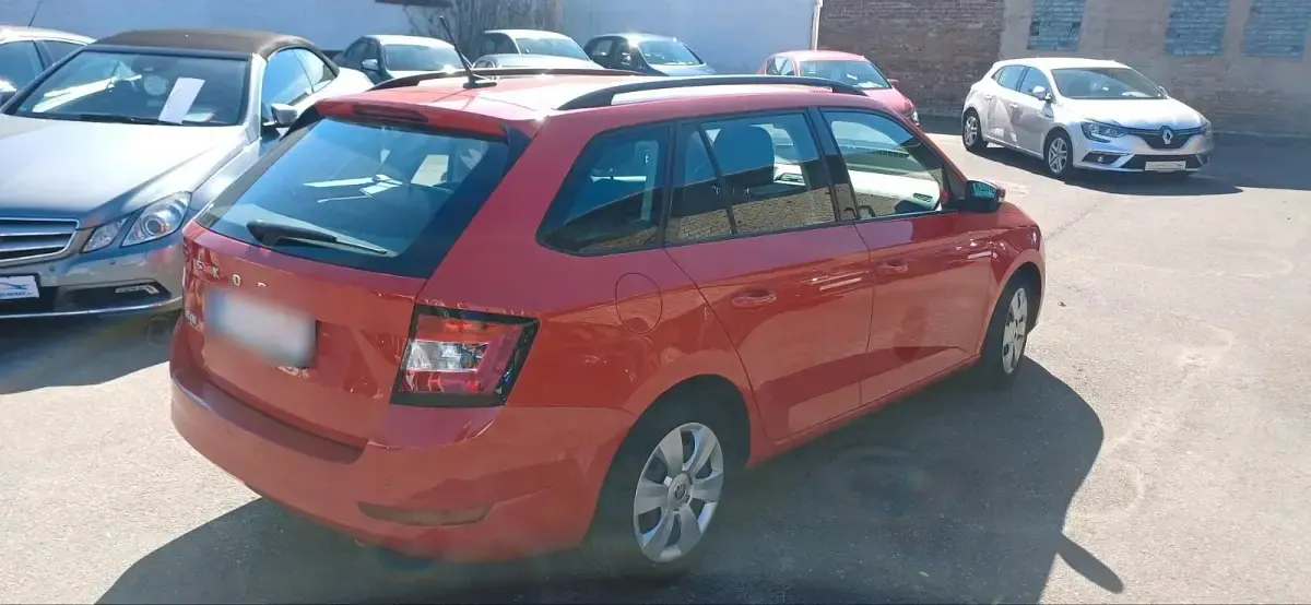 Gebraucht Skoda Fabia 60 PS (44 kW) 2021 Rot Kleinwagen