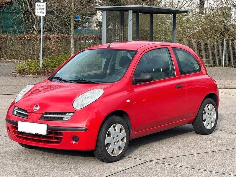 Rot Gebraucht 2007 Nissan Micra Visia Kleinwagen | 2.700 € (Etwas zu teuer) - Bild 1/4