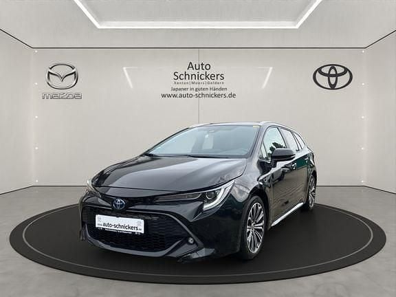 Mysticschwarz mica Gebraucht 2022 Toyota Corolla Team | 18.490 € (Fairer Preis) - Bild 1/4