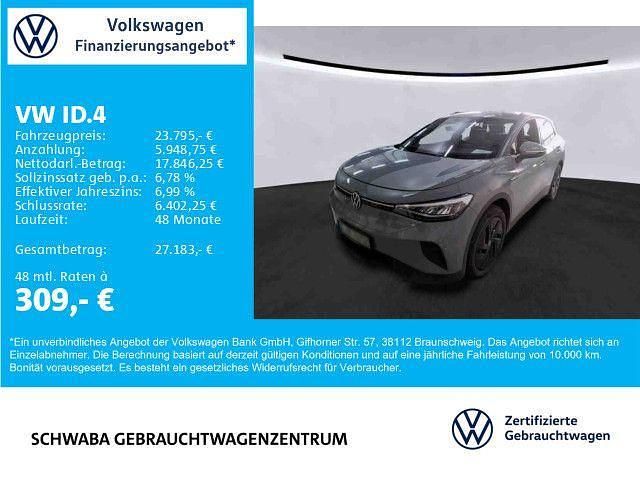 Grau Gebraucht 2022 VW ID.4 Pro Performance SUV | 23.795 € (Guter Preis) - Bild 1/4