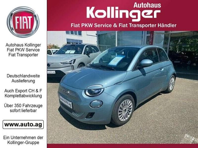 Eis blau Gebraucht 2021 Fiat 500e Action Limousine | 13.844 € (Etwas zu teuer) - Bild 1/3
