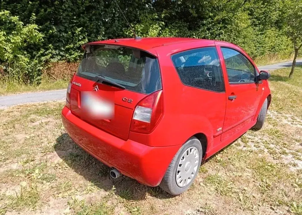 Gebraucht Citroën C2 Style 60 PS (44 kW) 2006 Rot Kleinwagen