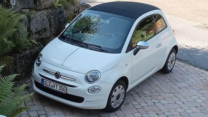 Weiß Gebraucht 2017 Fiat 500C Pop Star Cabrio | 10.699 € (Fairer Preis) - Bild 1/4