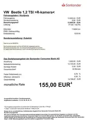 Gebraucht VW Beetle 105 PS (77 kW) 2016 Braun Kleinwagen