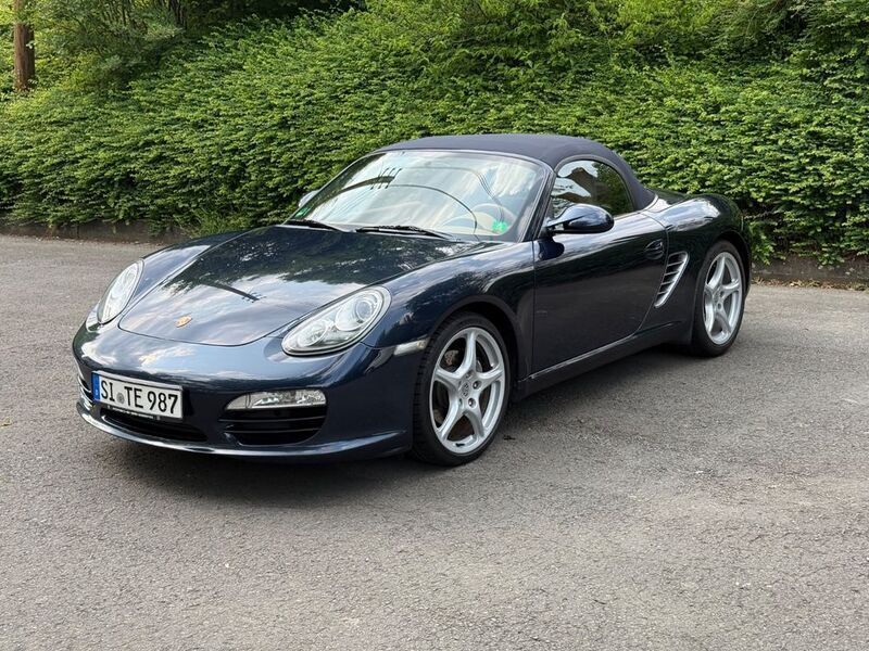 Blau Gebraucht 2009 Porsche Boxster Cabrio | 24.500 € (Guter Preis) - Bild 1/4