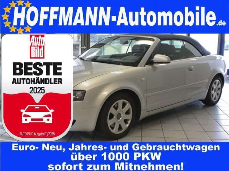Silber Gebraucht 2002 Audi A4 Cabriolet Cabrio | 3.650 € (Superpreis) - Bild 1/3