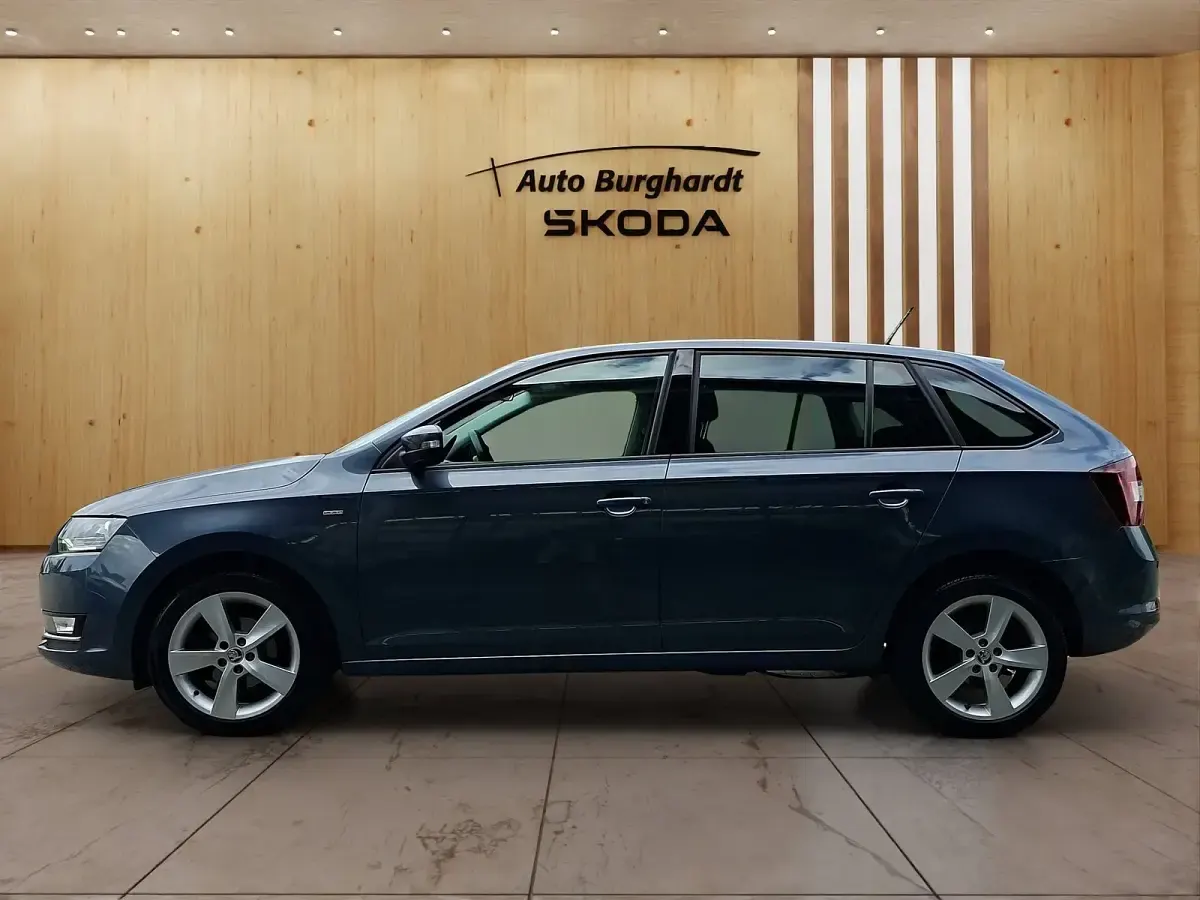 Gebraucht Skoda Rapid Clever 96 PS (70 kW) 2019 Quarzgrau Kleinwagen
