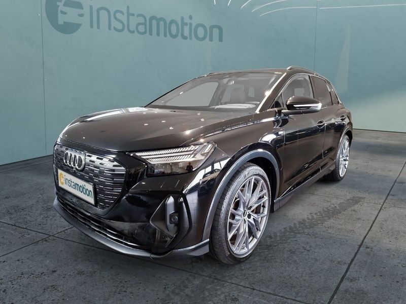Schwarz Gebraucht 2022 Audi Q4 e-tron S-Line SUV | 35.530 € (Fairer Preis) - Bild 1/3