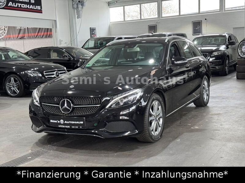 Schwarz Gebraucht 2018 Mercedes C200 Avantgarde Kombi | 21.500 € (Fairer Preis) - Bild 1/4