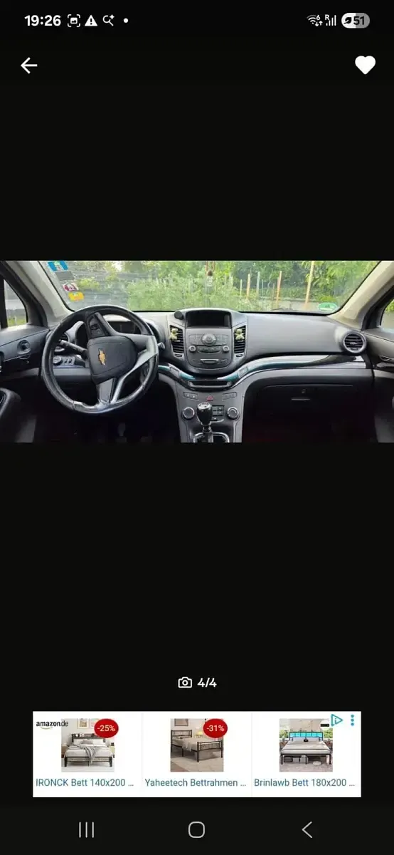 Gebraucht Chevrolet Orlando 163 PS (119 kW) 2011 Grau Van / Kleinbus
