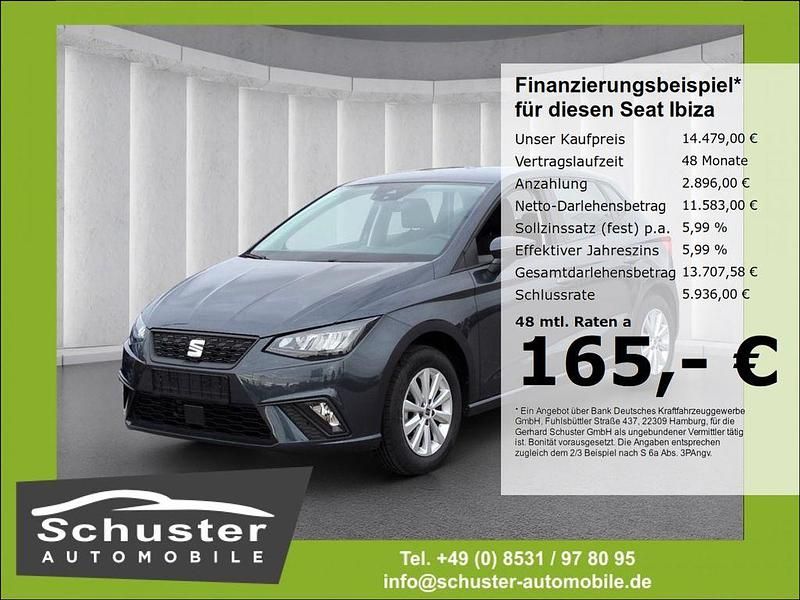 Grau Gebraucht 2022 Seat Ibiza Style Kleinwagen | 14.479 € (Fairer Preis) - Bild 1/4