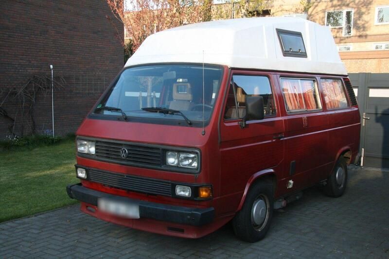 Rot Gebraucht 1986 VW T3 Van | 8.500 € - Bild 1/4