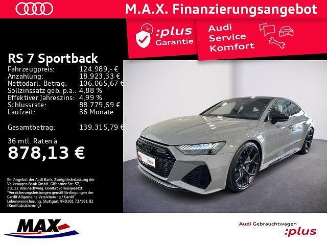 Nardograu Gebraucht 2024 Audi RS7 Sportback Ambiente Kleinwagen | 124.989 € (Guter Preis) - Bild 1/3