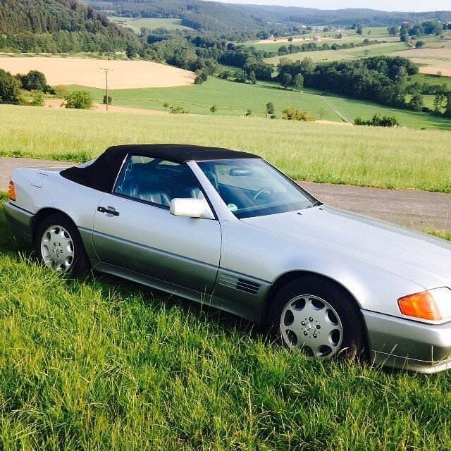 Gebraucht Mercedes SL320 1993 Silber Cabrio