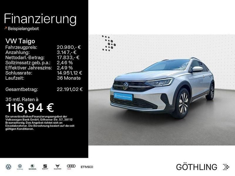 Reflexsilber metallic Gebraucht 2024 VW Taigo Sound SUV | 20.980 € (Fairer Preis) - Bild 1/4