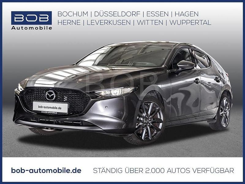 Machine grey Gebraucht 2025 Mazda 3 Exclusive-Line Limousine | 26.710 € (Teuer) - Bild 1/3
