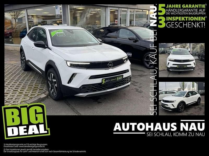 Jade weiss/arktis weiss Gebraucht 2022 Opel Mokka Elegance SUV | 16.390 € (Fairer Preis) - Bild 1/4
