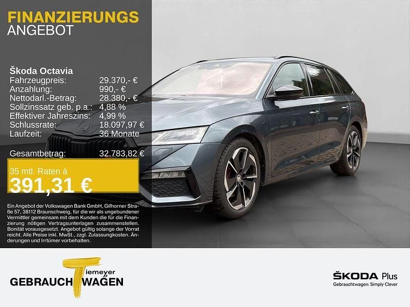 Gebraucht Skoda Octavia RS 200 PS (147 kW) 2021 Grau Kombi