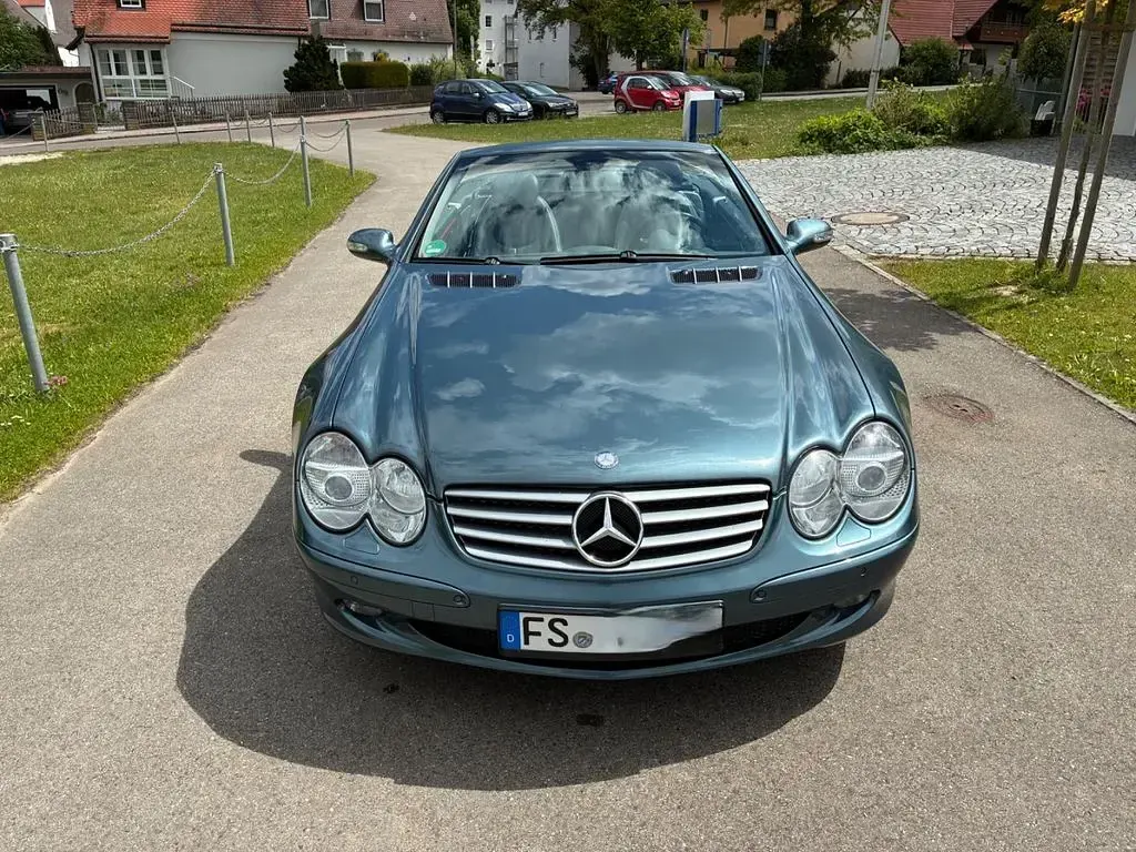 Gebraucht Mercedes SL500 306 PS (225 kW) 2002 Blau Cabrio