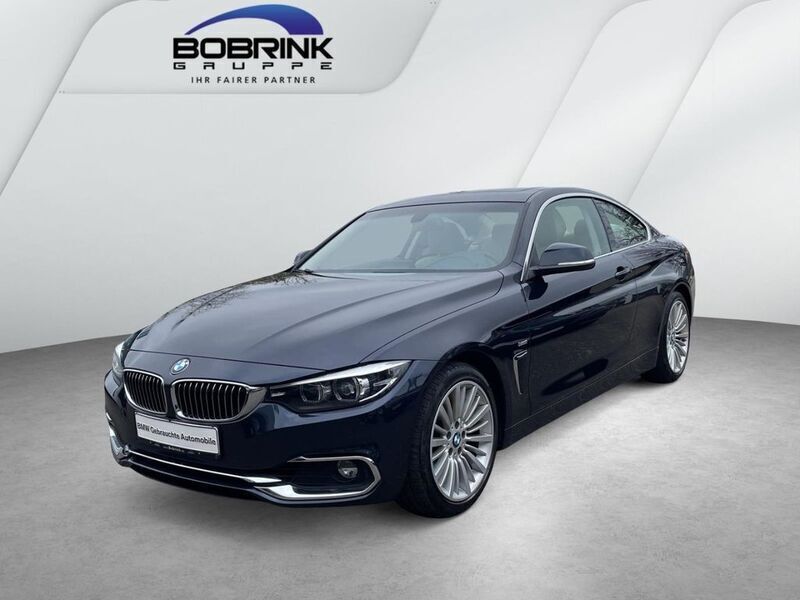 Blau Gebraucht 2018 BMW 420 Luxury Line Coupé | 23.480 € (Fairer Preis) - Bild 1/4