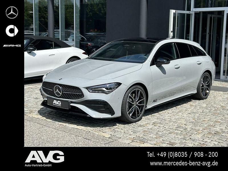 Grau Gebraucht 2025 Mercedes CLA200 Shooting Brake AMG line Kombi | 39.800 € - Bild 1/4