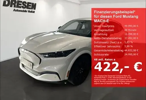 Gebraucht Ford Mustang Mach-E Extended Range 216 kW (294 PS) 2026 Weiß SUV