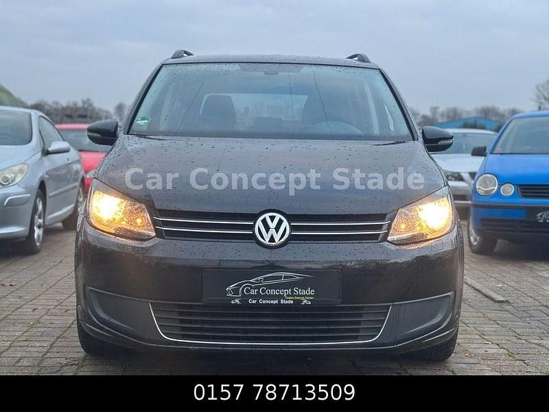 Gebraucht VW Touran Comfortline 105 PS (77 kW) 2011 Schwarz Van / Kleinbus