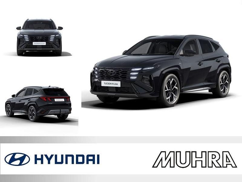 Schwarz Neu 2025 Hyundai Tucson N Line SUV | 38.889 € (Fairer Preis) - Bild 1/4