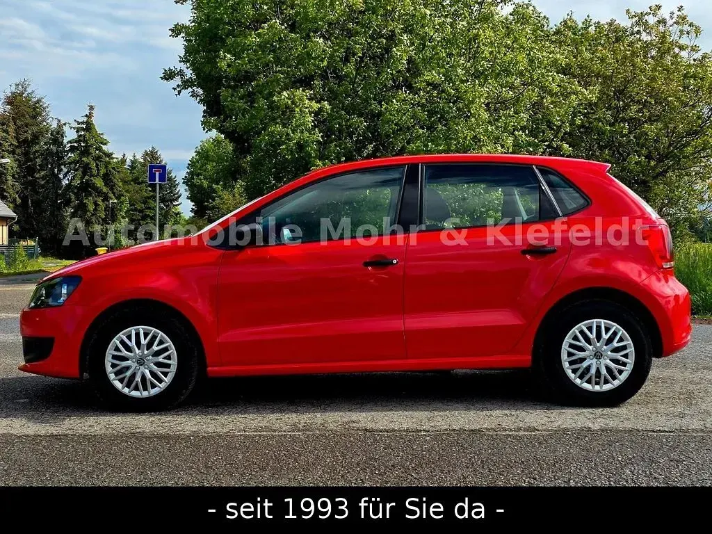 Gebraucht VW Polo 60 PS (44 kW) 2009 Rot Kleinwagen