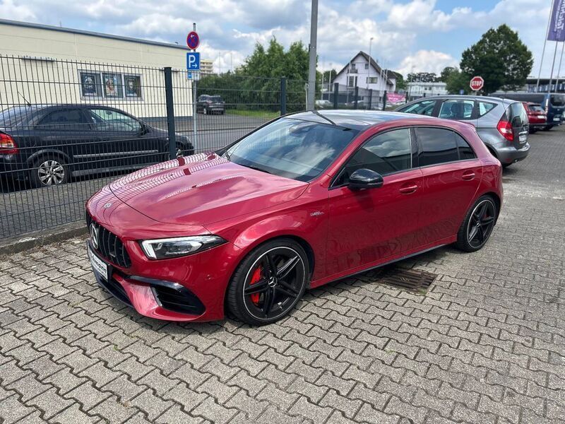 Rot Gebraucht 2020 Mercedes A45 AMG AMG Limousine | 36.990 € (Guter Preis) - Bild 1/4