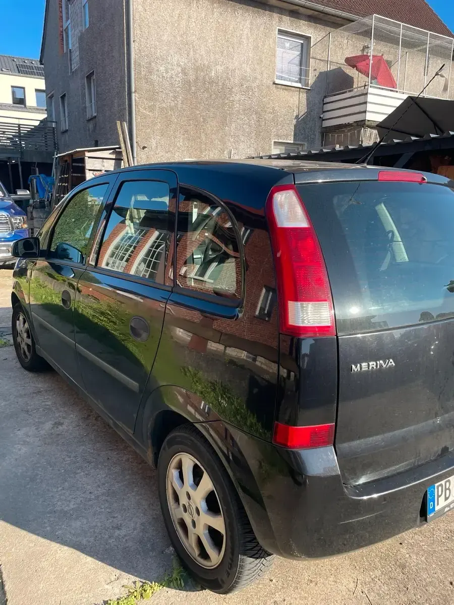 Gebraucht Opel Meriva 97 PS (71 kW) 2004 Schwarz Van / Kleinbus