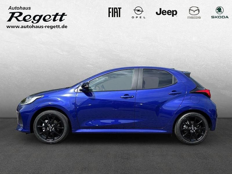 Neu Mazda 2 Homura-Line 116 PS (85 kW) 2025 Blau Limousine