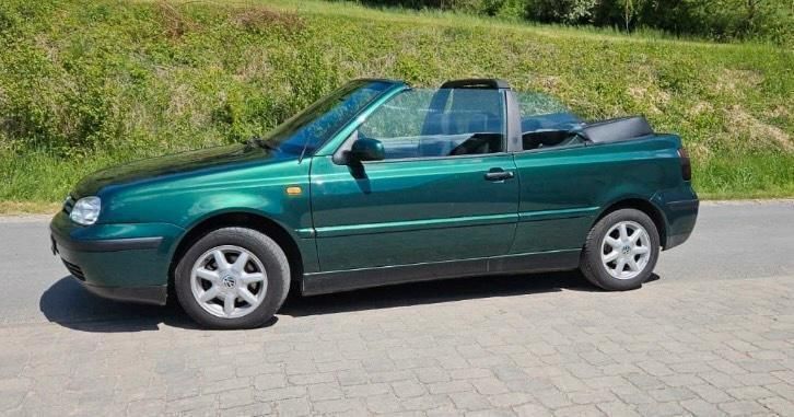 Grün Gebraucht 1998 VW Golf Cabriolet Cabrio | 2.700 € (Guter Preis) - Bild 1/4
